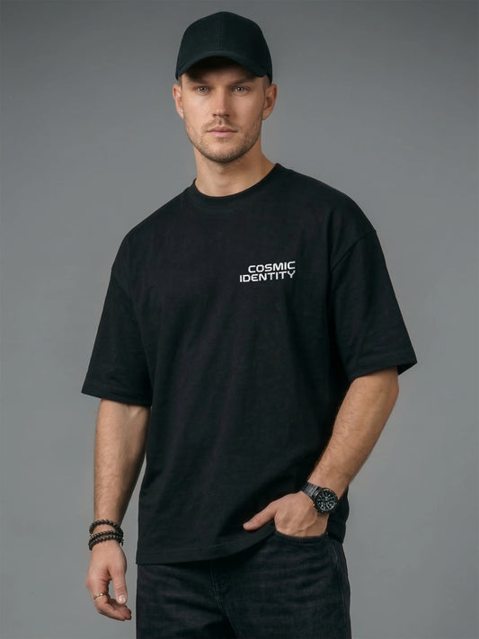 Cosmic Identity Oversized Drop Shoulder Tee