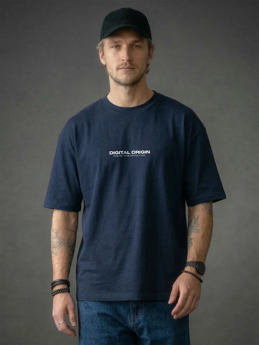Digital Origin Oversized Drop Shoulder Tee