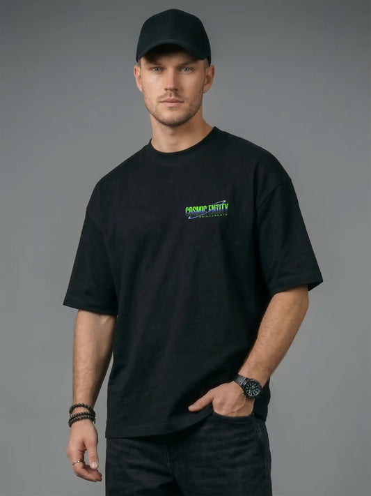 Cosmic Entity Oversized Drop Shoulder Tee