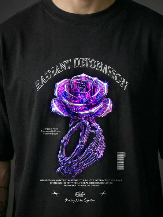 Detonation - Regular Round Neck Graphic Tee