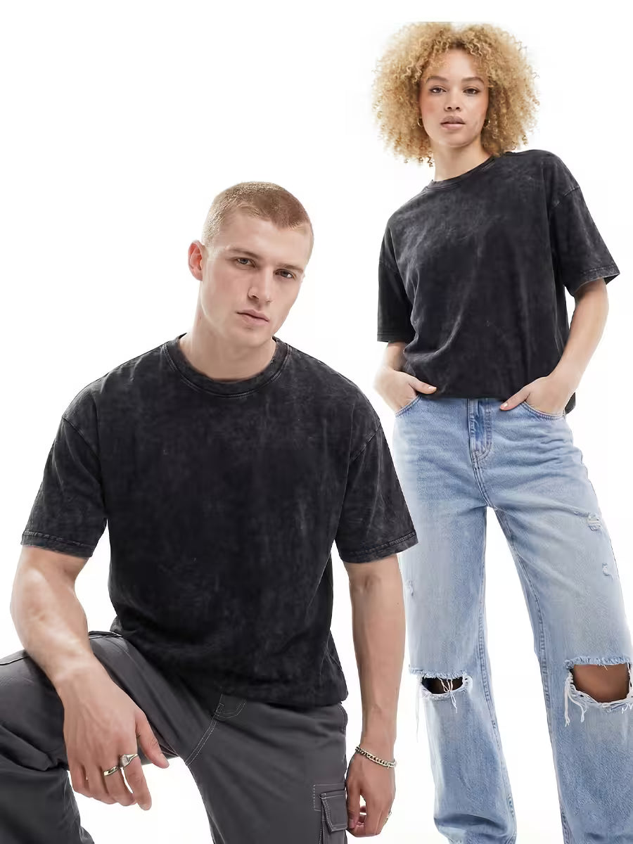 Acid Wash Oversized Tees