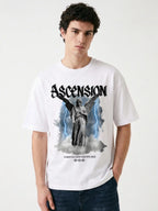 Ascension" Graphic Drop Shoulder Oversized T-Shirt