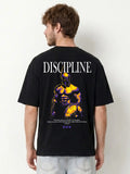 Discipline Spartan Warrior Oversized Drop Shoulder Gym Streetwear Tee