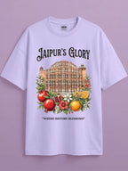 Jaipur's Glory Hawa Mahal Graphic Oversized Tee