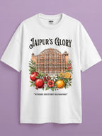 Jaipur's Glory Hawa Mahal Graphic Oversized Tee
