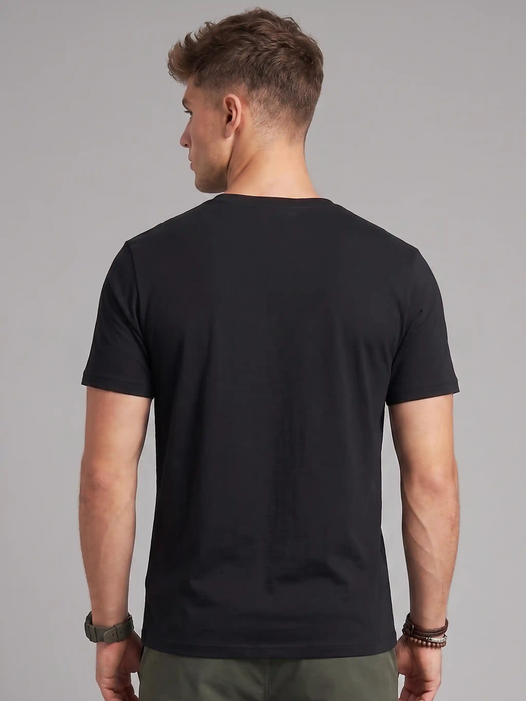 Knocking Nukes Streetwear Printed Round Neck Regular Fit T-Shirt