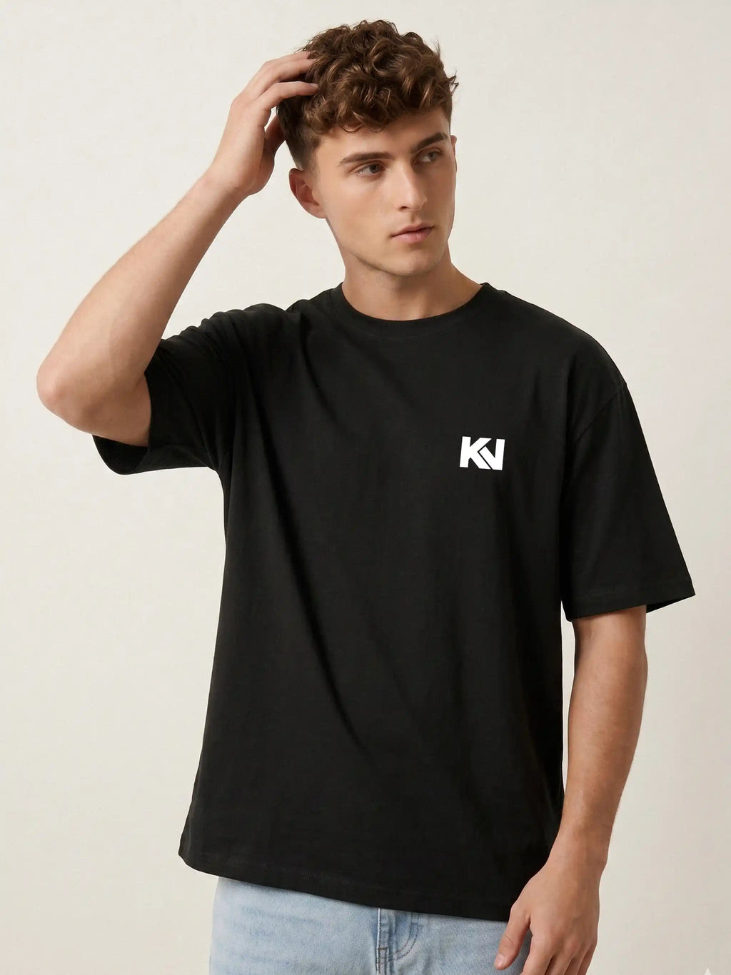 Lifting Gym Graphic Oversized Drop Shoulder Workout Streetwear Tee