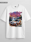 Rally Ridge Off-Road Adventure Oversized Graphic T-Shirt