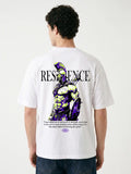Resilience Spartan Warrior Oversized Drop Shoulder Graphic Streetwear Tee