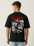 Samurai Soul Koi Fish Oversized Drop Shoulder Japanese Streetwear Tee