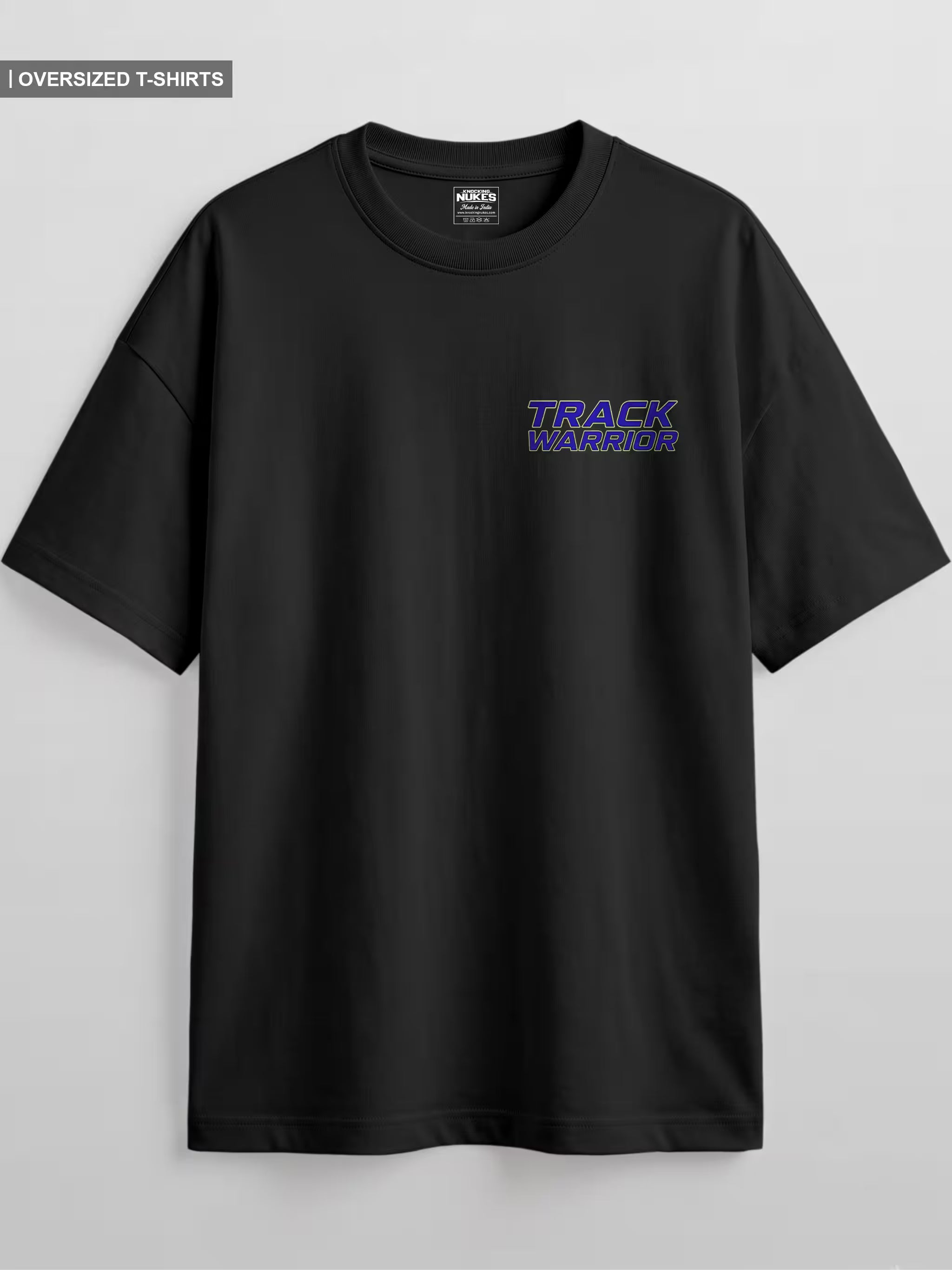Track Warrior Full Throttle Oversized Graphic T-Shirt
