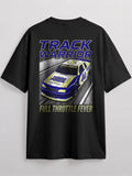 Track Warrior Full Throttle Oversized Graphic T-Shirt