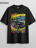 Midnight Circuit Track Legend Oversized Graphic T-Shirt